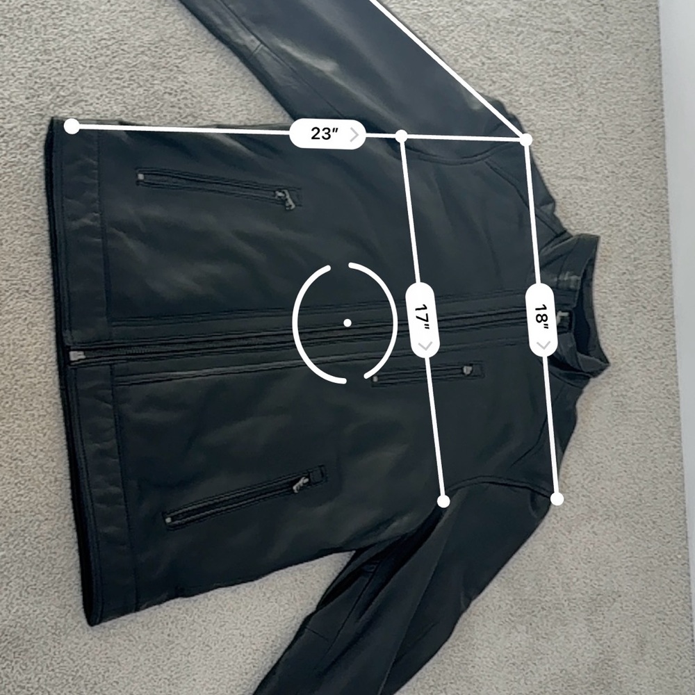 Michael Kors Leather Jacket - Men’s Small - Picture 9 of 9